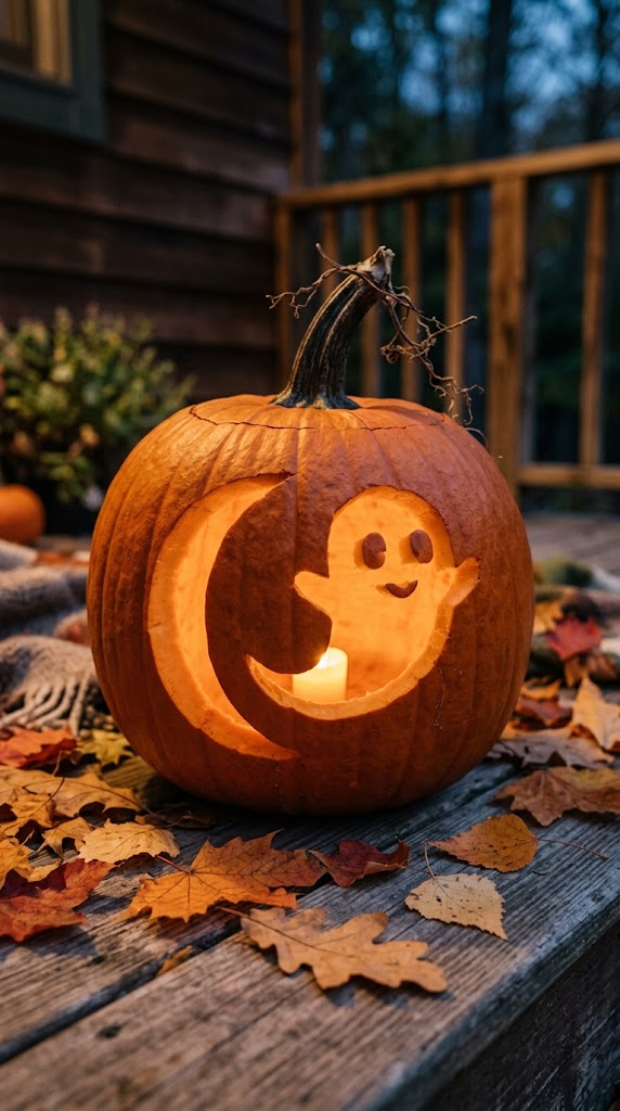 Spooky-Cute Pumpkin Carving Designs for Fall 3 Spooky-Cute Pumpkin Carving Designs for Fall