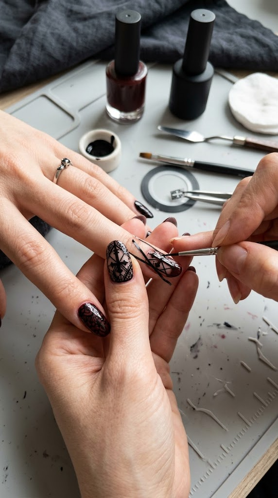 Gothic Halloween Nail Looks You’ll Love