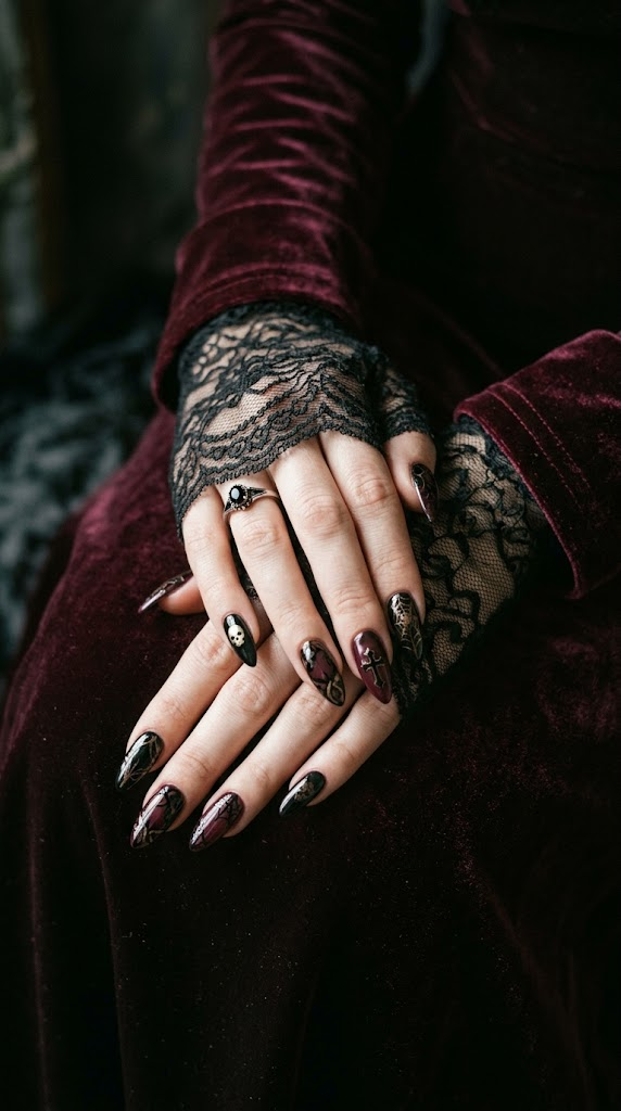 Gothic Halloween Nail Looks You’ll Love