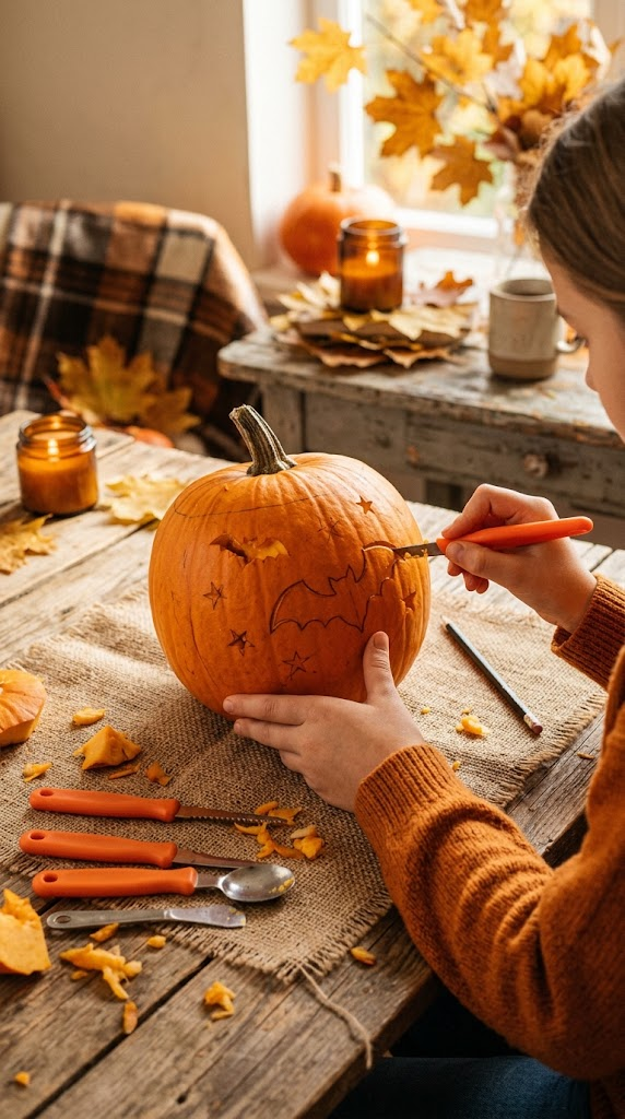 Spooky-Cute Pumpkin Carving Designs for Fall 21 Spooky-Cute Pumpkin Carving Designs for Fall