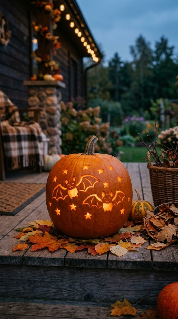 Spooky-Cute Pumpkin Carving Designs for Fall 4 Spooky-Cute Pumpkin Carving Designs for Fall