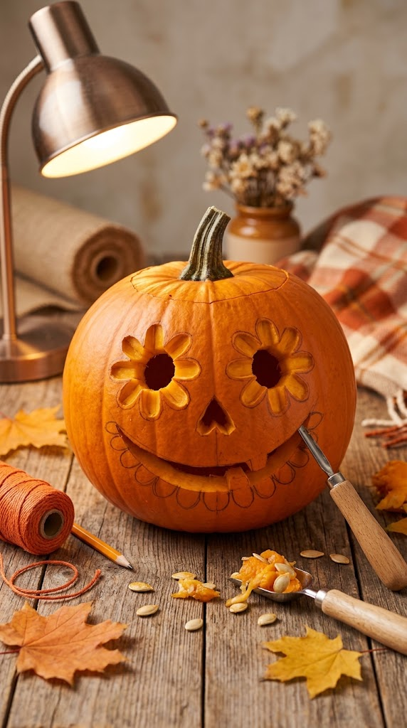 Spooky-Cute Pumpkin Carving Designs for Fall 23 Spooky-Cute Pumpkin Carving Designs for Fall