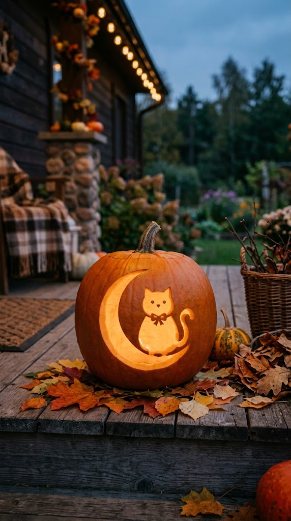 Spooky-Cute Pumpkin Carving Designs for Fall 6 Spooky-Cute Pumpkin Carving Designs for Fall