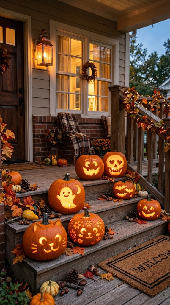 Spooky-Cute Pumpkin Carving Designs for Fall 37 Spooky-Cute Pumpkin Carving Designs for Fall