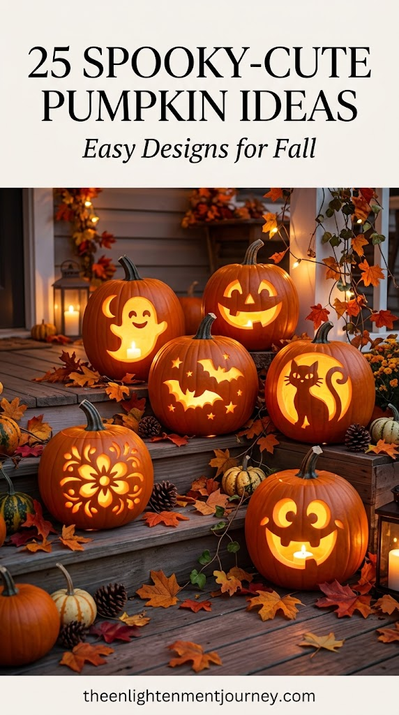 Spooky-Cute Pumpkin Carving Designs for Fall 38 Spooky-Cute Pumpkin Carving Designs for Fall