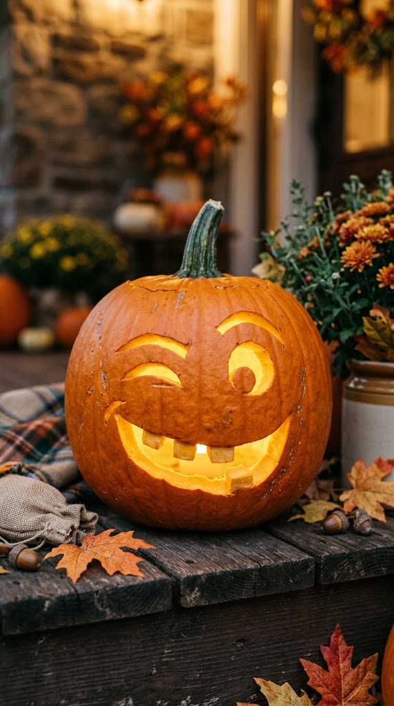 Unique Pumpkin Faces That Look Amazing 3 Unique Pumpkin Faces That Look Amazing