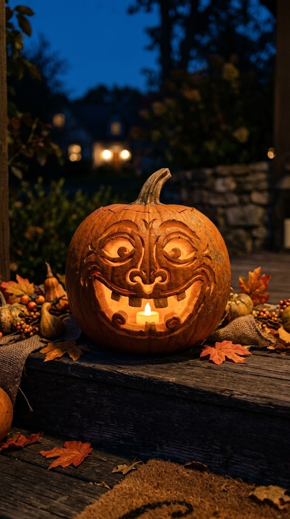 Unique Pumpkin Faces That Look Amazing 6 Unique Pumpkin Faces That Look Amazing