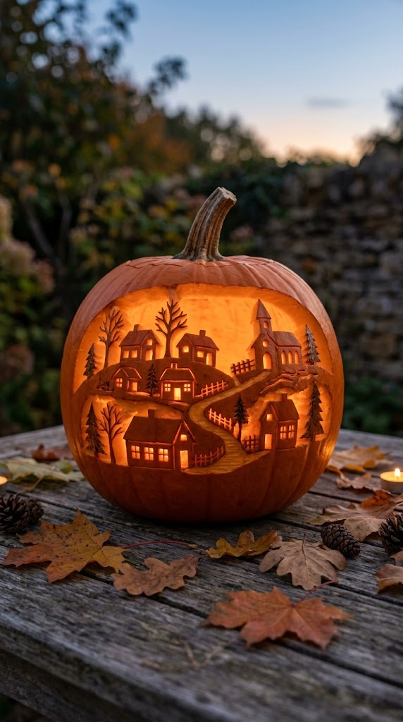 Spooky-Cute Pumpkin Carving Designs for Fall 10 Spooky-Cute Pumpkin Carving Designs for Fall