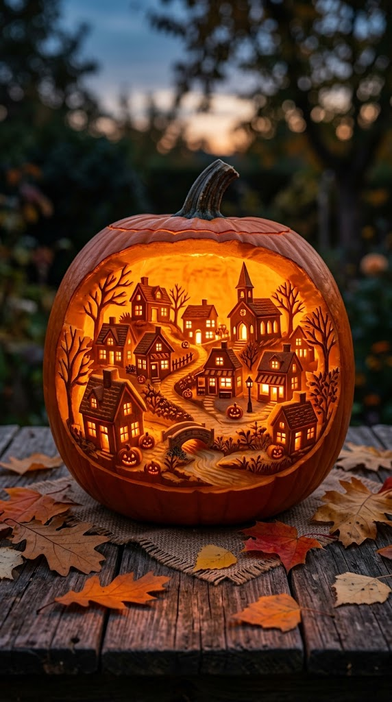 Spooky-Cute Pumpkin Carving Designs for Fall 11 Spooky-Cute Pumpkin Carving Designs for Fall