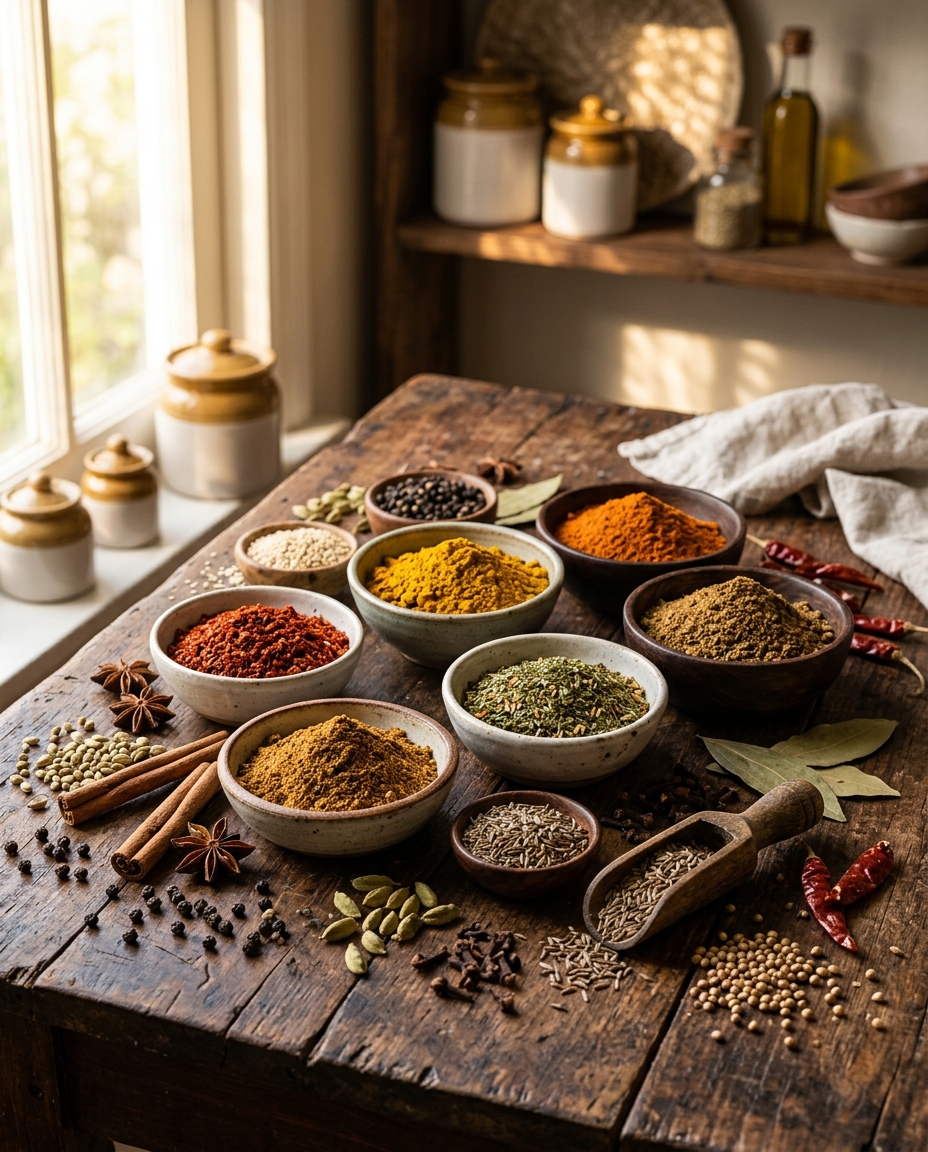 Exotic Spice Mixes From Different Cultures