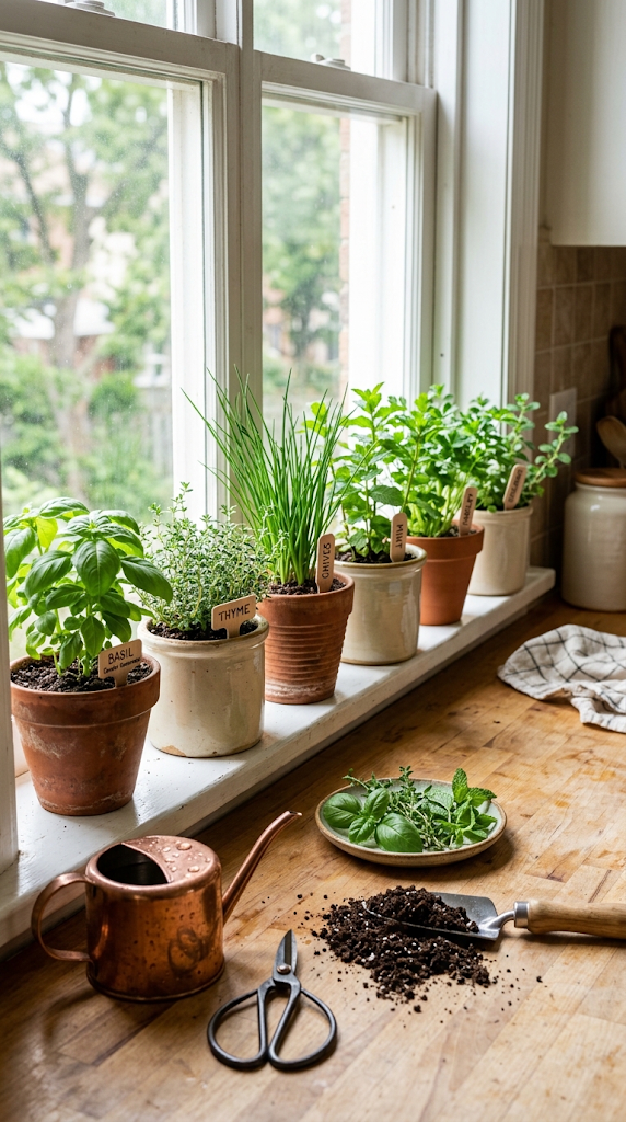 How to Start Growing Herbs Indoors Step by Step