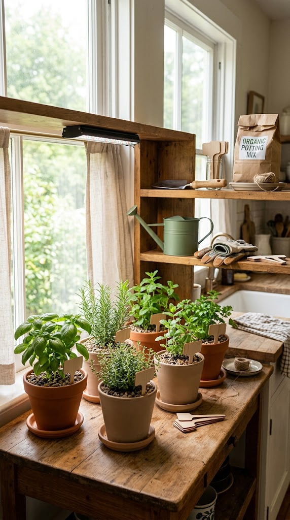 How to Start Growing Herbs Indoors Step by Step 5 How to Start Growing Herbs Indoors Step by Step