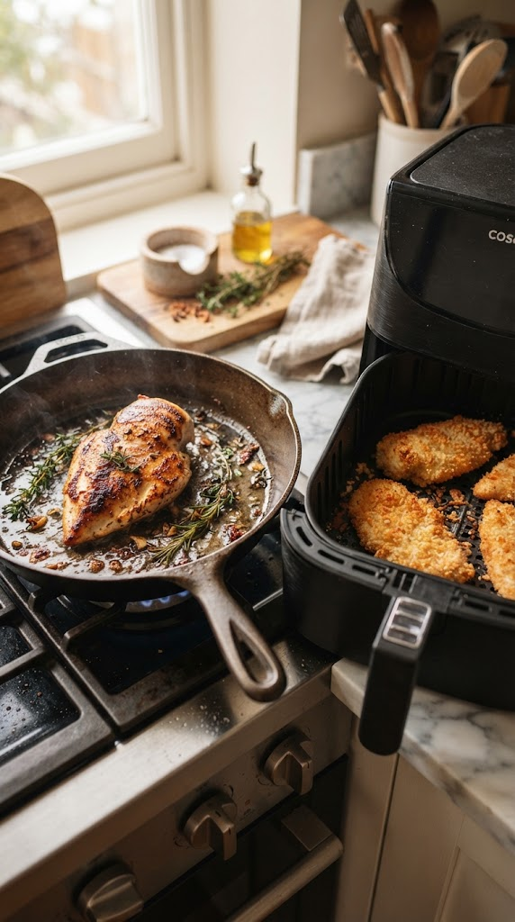 Air Fryer vs Oven, Frying, Grill and Microwave