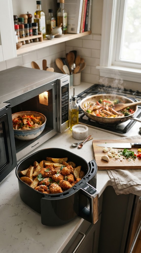 Air Fryer vs Oven, Frying, Grill and Microwave