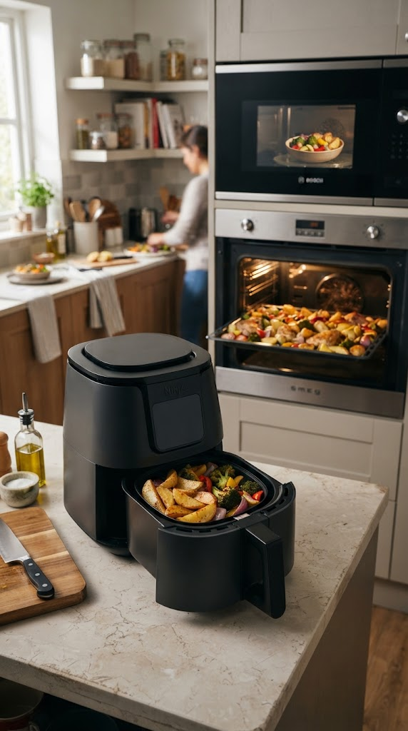 Air Fryer vs Oven, Frying, Grill and Microwave