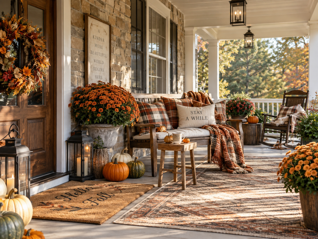 20 Beautiful Fall Front Porch Ideas to Try