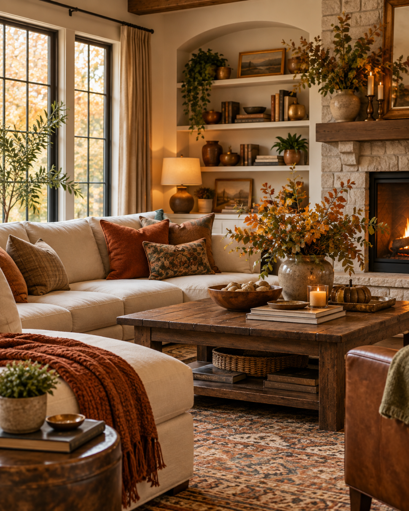 25 Cozy Fall Living Room Ideas for a Warm Home 2 25 Cozy Fall Living Room Ideas for a Warm Home