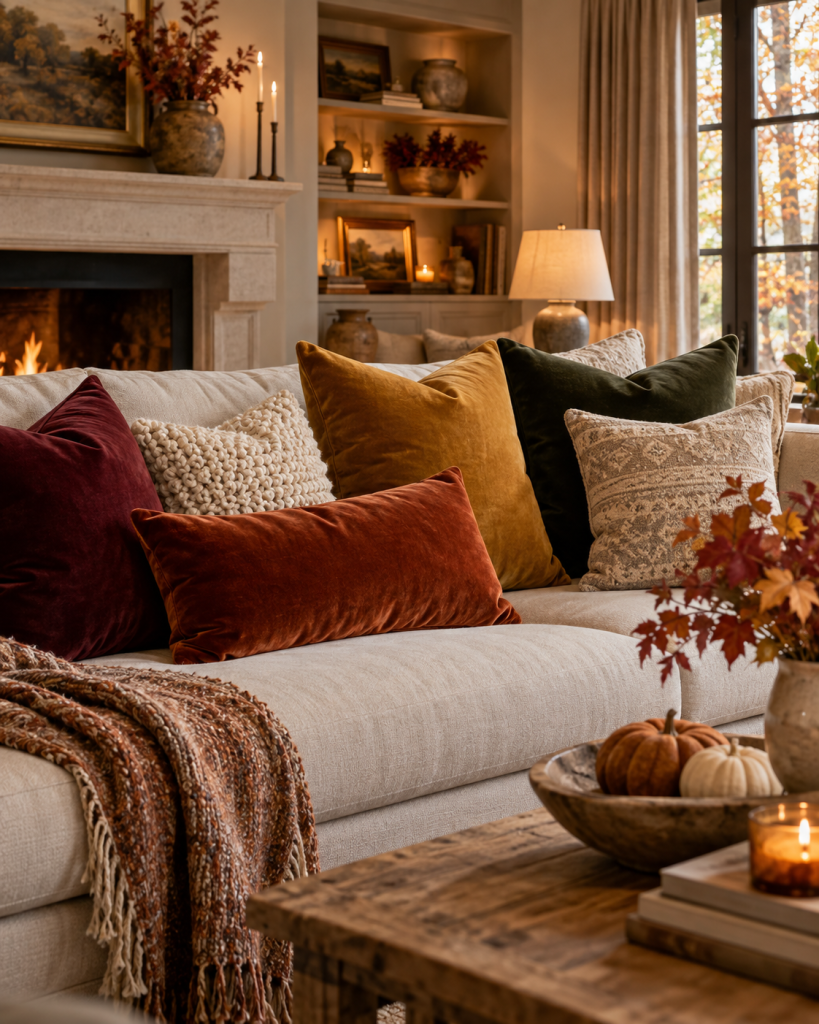 25 Cozy Fall Living Room Ideas for a Warm Home 4 25 Cozy Fall Living Room Ideas for a Warm Home