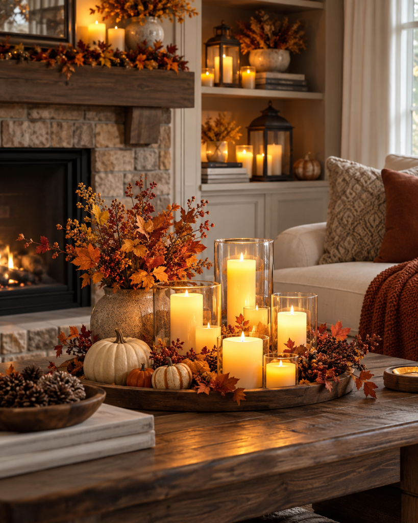 25 Cozy Fall Living Room Ideas for a Warm Home 8 25 Cozy Fall Living Room Ideas for a Warm Home