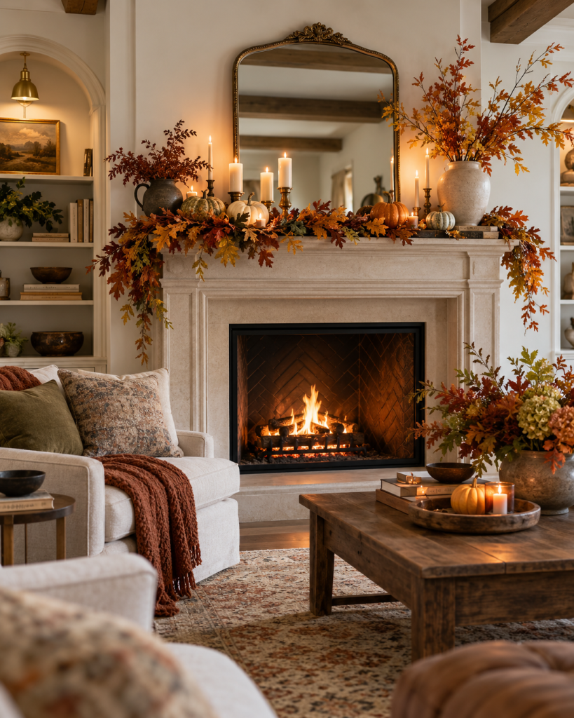 25 Cozy Fall Living Room Ideas for a Warm Home 9 25 Cozy Fall Living Room Ideas for a Warm Home
