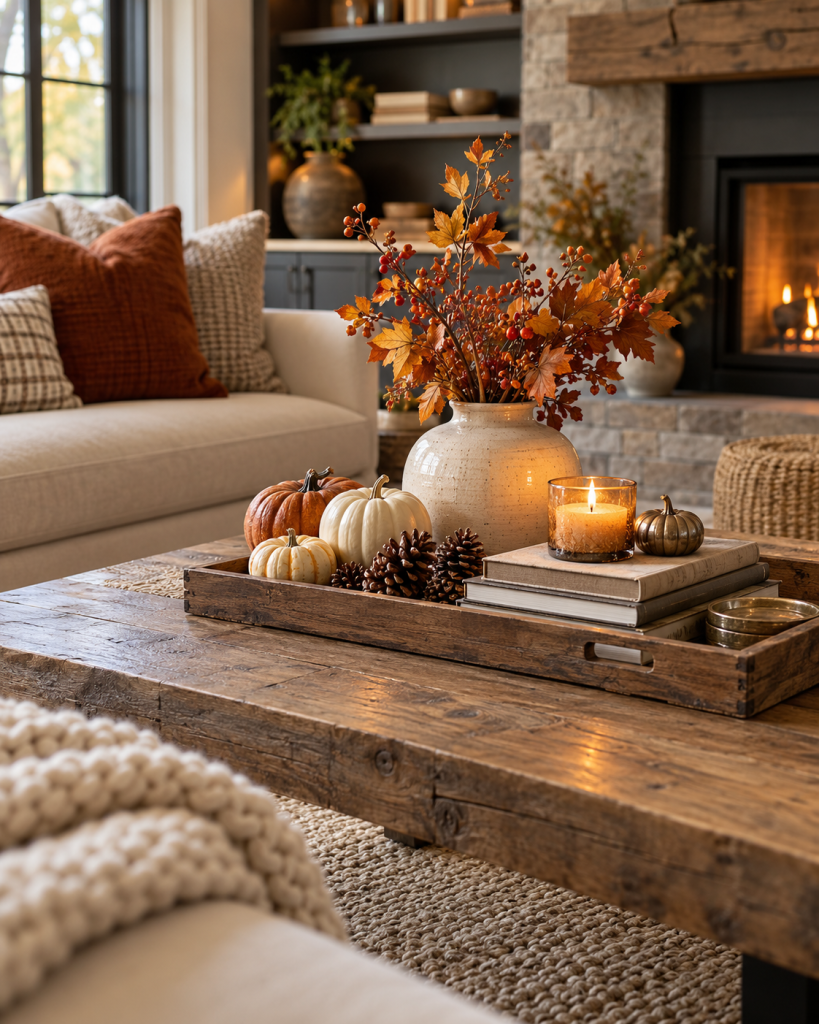 25 Cozy Fall Living Room Ideas for a Warm Home 10 25 Cozy Fall Living Room Ideas for a Warm Home