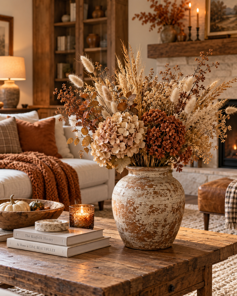 25 Cozy Fall Living Room Ideas for a Warm Home 13 25 Cozy Fall Living Room Ideas for a Warm Home