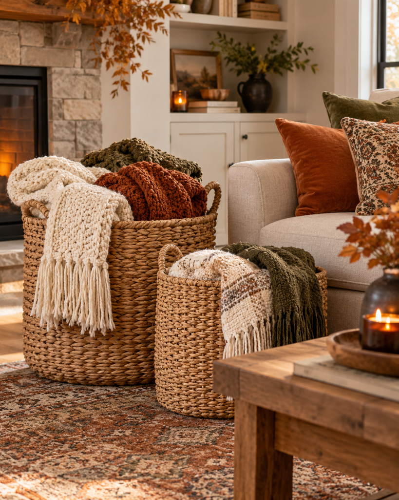 25 Cozy Fall Living Room Ideas for a Warm Home 14 25 Cozy Fall Living Room Ideas for a Warm Home