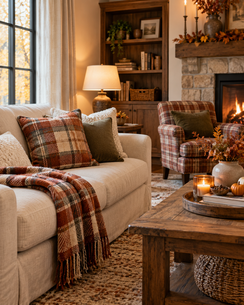 25 Cozy Fall Living Room Ideas for a Warm Home 19 25 Cozy Fall Living Room Ideas for a Warm Home