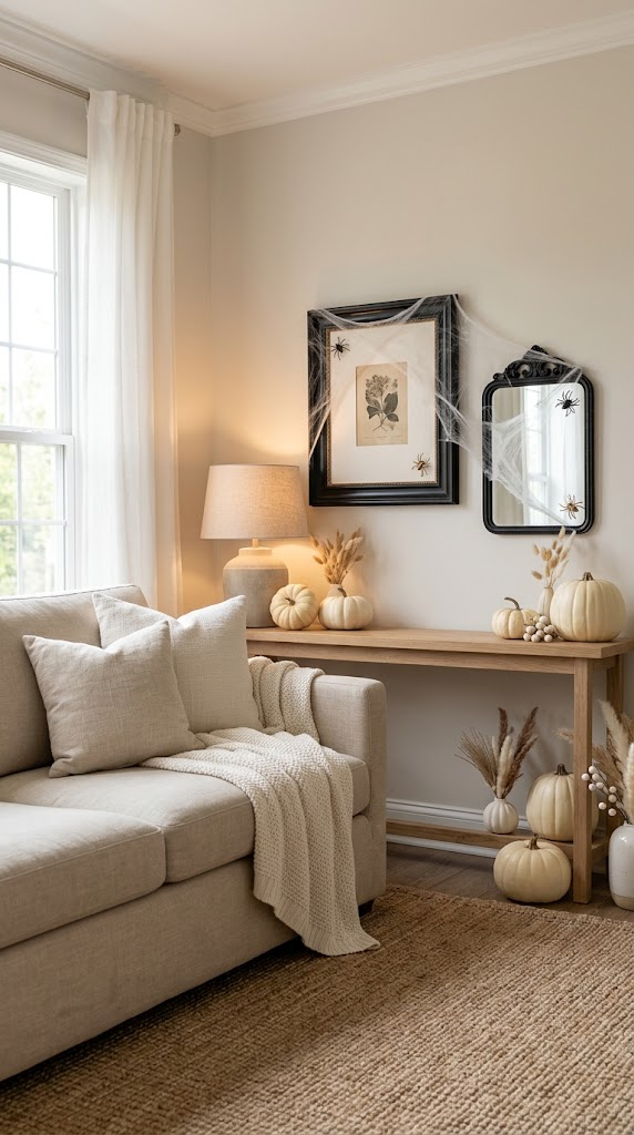 21 Neutral Halloween Decor Ideas for a Chic Home 11 21 Neutral Halloween Decor Ideas for a Chic Home