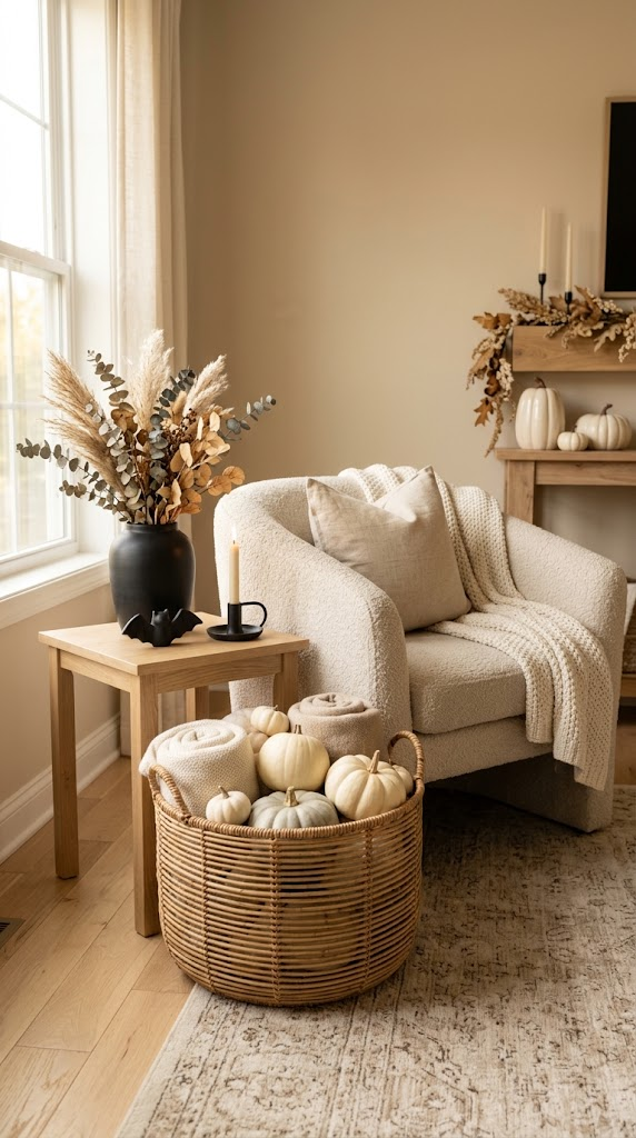 21 Neutral Halloween Decor Ideas for a Chic Home 14 21 Neutral Halloween Decor Ideas for a Chic Home