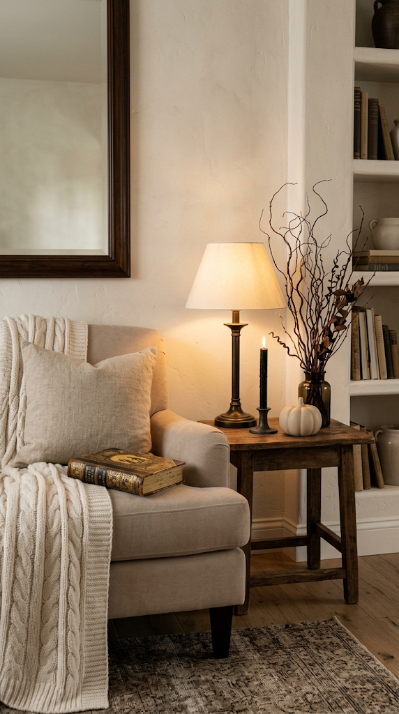 21 Neutral Halloween Decor Ideas for a Chic Home 15 21 Neutral Halloween Decor Ideas for a Chic Home