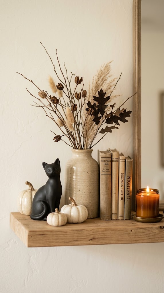 21 Neutral Halloween Decor Ideas for a Chic Home 20 21 Neutral Halloween Decor Ideas for a Chic Home