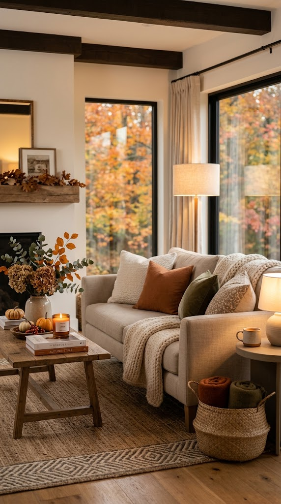 15 Cozy Living Room Ideas for Autumn