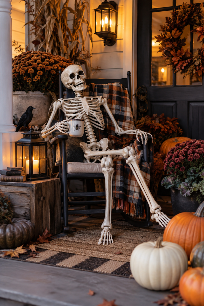 20 Spooky but Stylish Halloween Porch Ideas 5 20 Spooky but Stylish Halloween Porch Ideas
