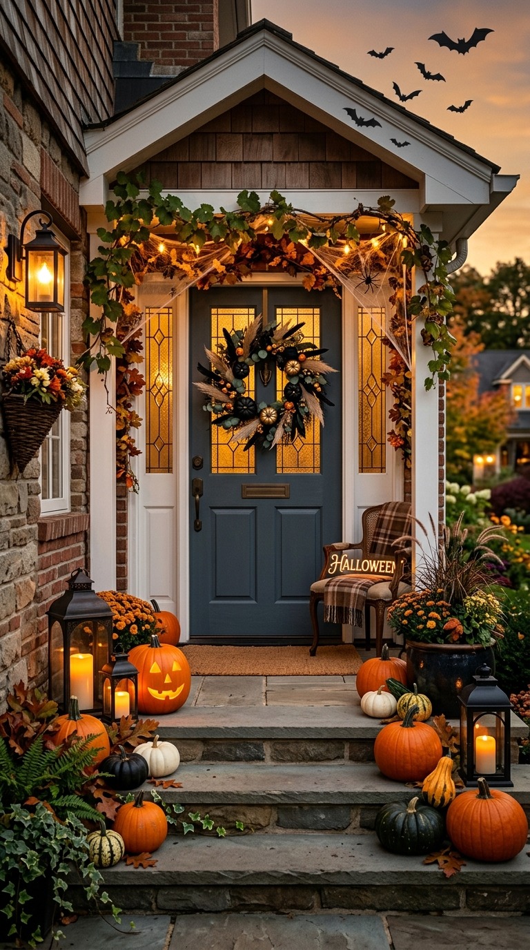 25 Halloween Front Door Ideas for a Spooky Welcome