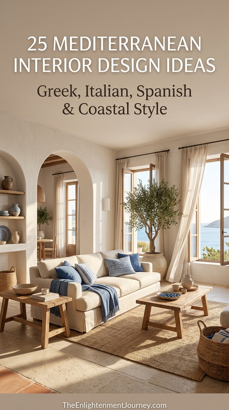 25 Mediterranean Interior Design Ideas for a European-Style Home