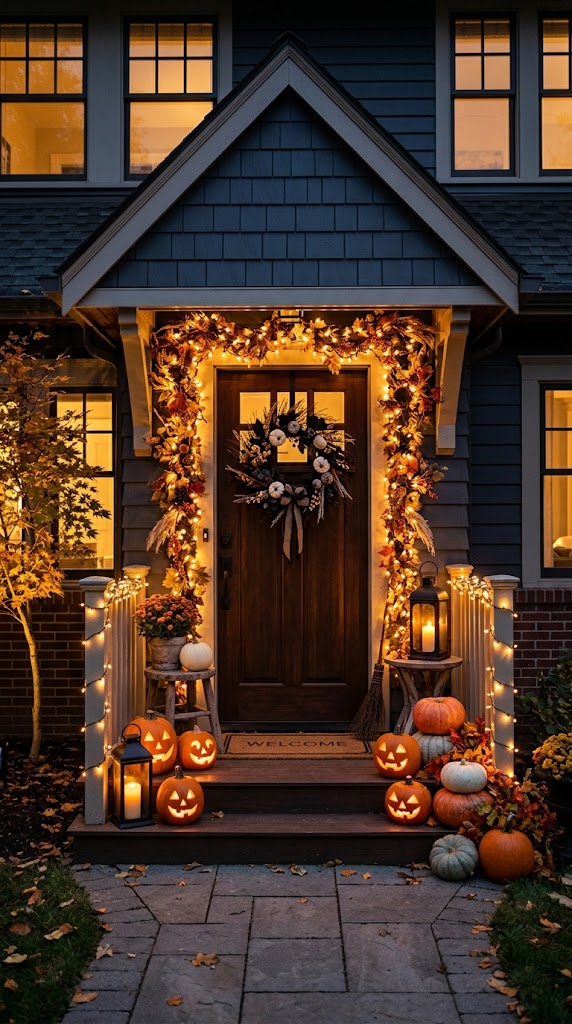25 Halloween Front Door Ideas for a Spooky Welcome
