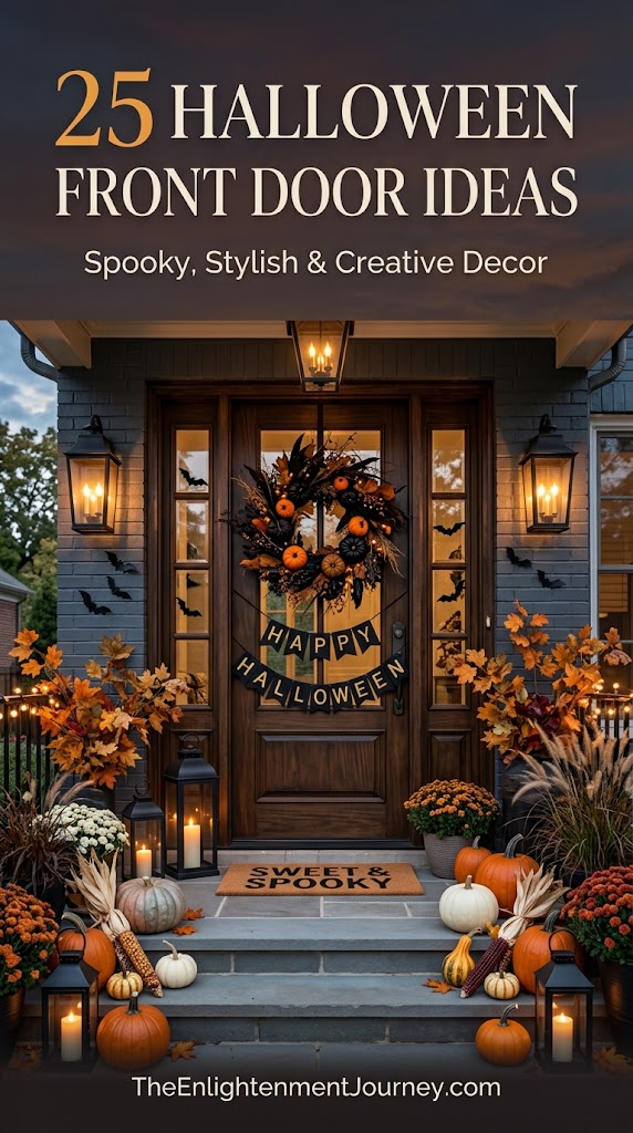 25 Halloween Front Door Ideas for a Spooky Welcome