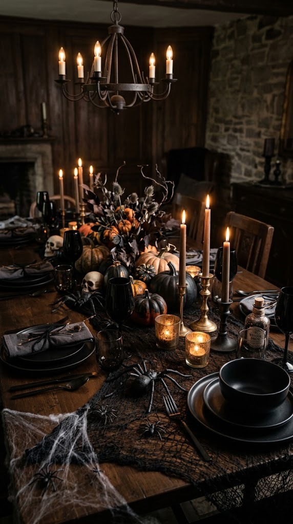 25 Halloween Table Decor Ideas for a Spooky Setting 14 25 Halloween Table Decor Ideas for a Spooky Setting