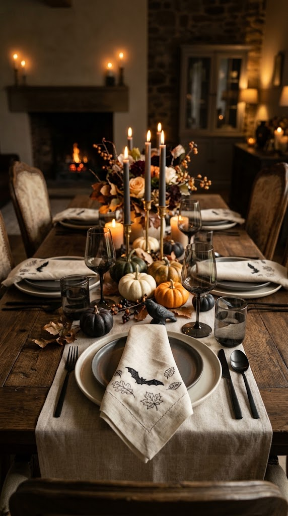 25 Halloween Table Decor Ideas for a Spooky Setting 19 25 Halloween Table Decor Ideas for a Spooky Setting