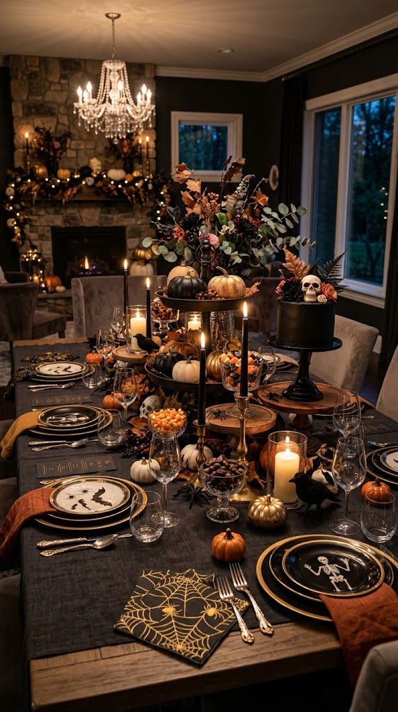 25 Halloween Table Decor Ideas for a Spooky Setting 26 25 Halloween Table Decor Ideas for a Spooky Setting