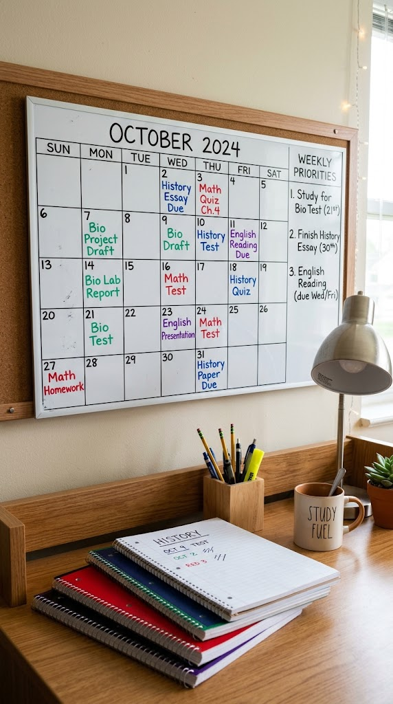 25 October Dry Erase Calendar Ideas for Fall Planning