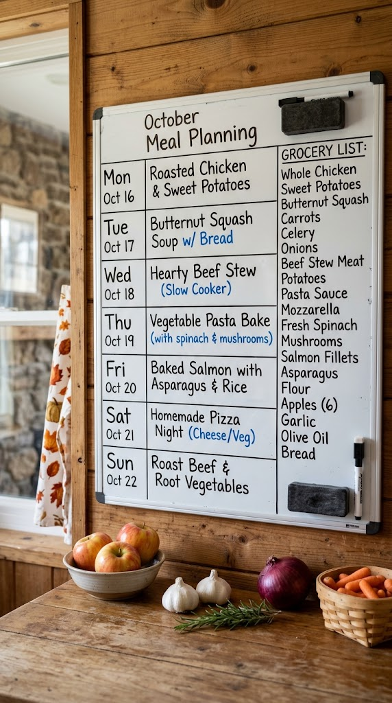 25 October Dry Erase Calendar Ideas for Fall Planning