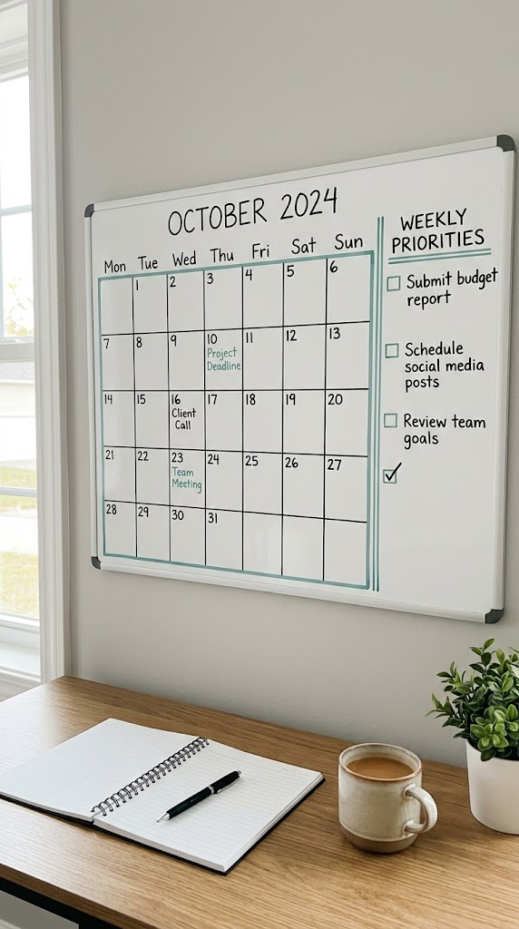 25 October Dry Erase Calendar Ideas for Fall Planning