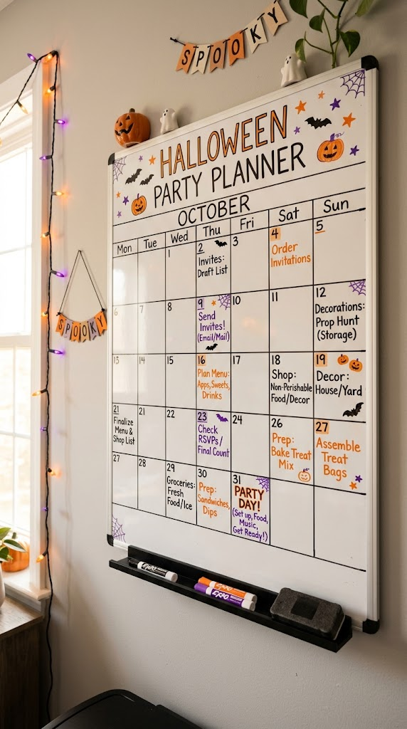25 October Dry Erase Calendar Ideas for Fall Planning