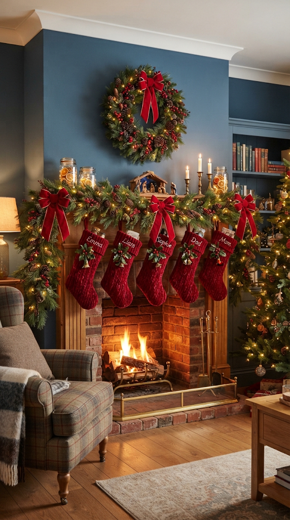 25 Christmas Mantel Ideas to Make Your Home Feel Magical 2 25 Christmas Mantel Ideas to Make Your Home Feel Magical