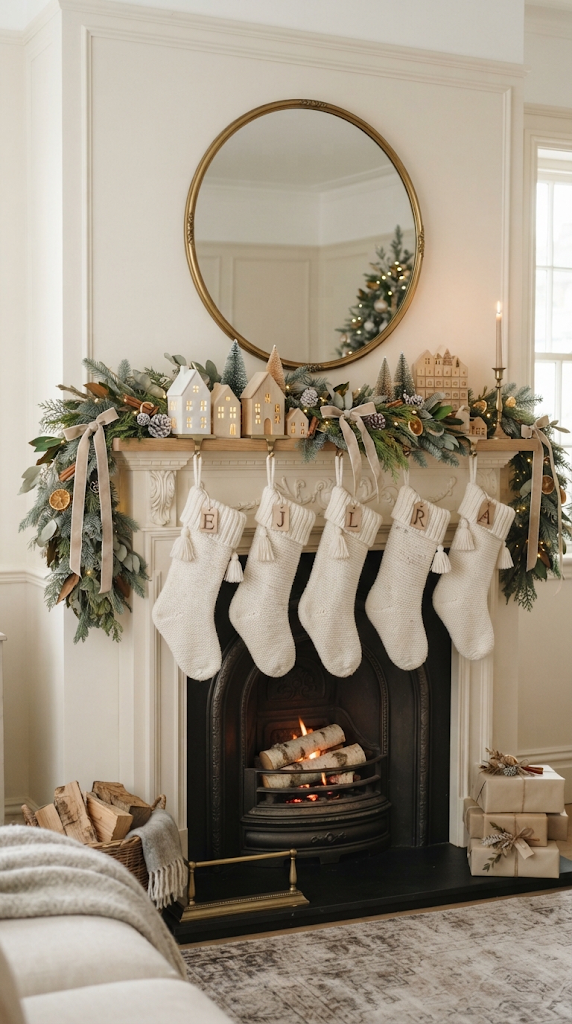 25 Christmas Mantel Ideas to Make Your Home Feel Magical 3 25 Christmas Mantel Ideas to Make Your Home Feel Magical