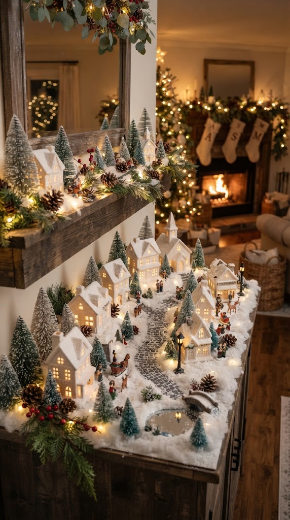 25 Christmas Mantel Ideas to Make Your Home Feel Magical 14 25 Christmas Mantel Ideas to Make Your Home Feel Magical