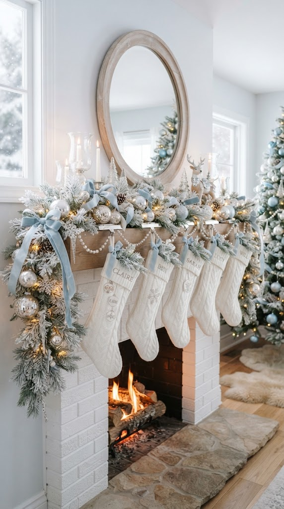 25 Christmas Mantel Ideas to Make Your Home Feel Magical 15 25 Christmas Mantel Ideas to Make Your Home Feel Magical
