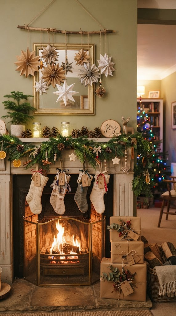25 Christmas Mantel Ideas to Make Your Home Feel Magical 25 25 Christmas Mantel Ideas to Make Your Home Feel Magical